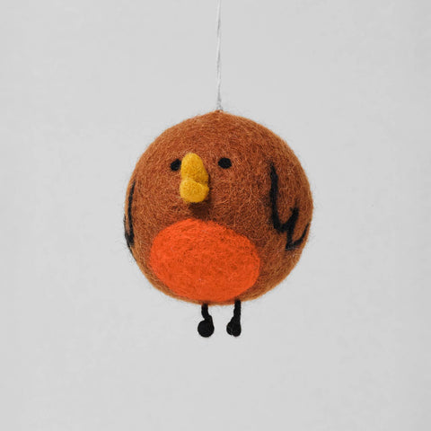 Robin Hanging Felt Ornament