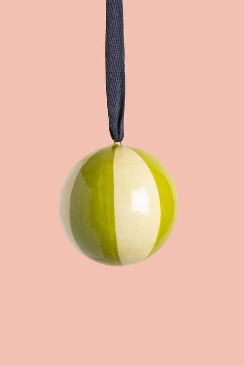 Lime & Lily Beachball Bauble