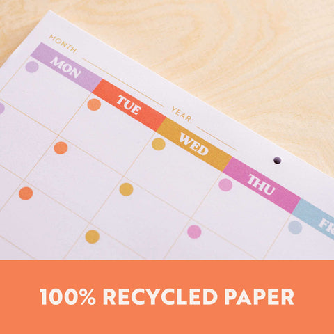 A4 Monthly Planner Pad | You Got This - Sprouts of Bristol