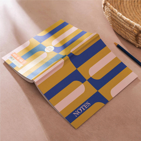 A5 Lay Flat Notebook | Chartreuse Arches | Lined - Sprouts of Bristol