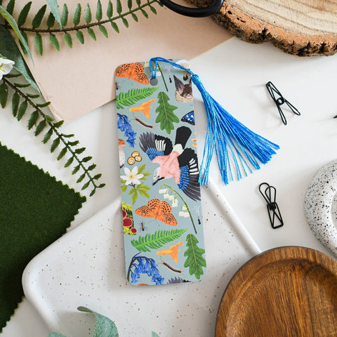 Ancient Woodland Creatures Bookmark – Illustrated by Ferne Creative - Sprouts of Bristol