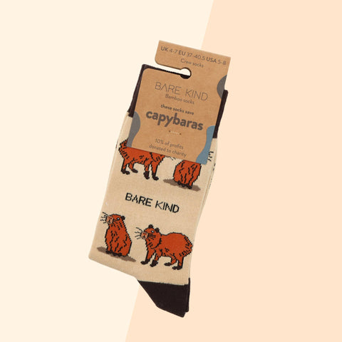 Capybara Bamboo Socks - Sprouts of Bristol