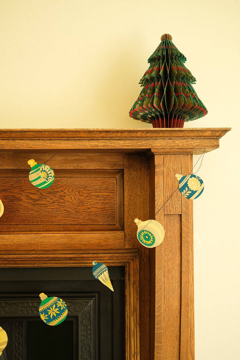 Christmas Ornaments Sewn Garland - Sprouts of Bristol