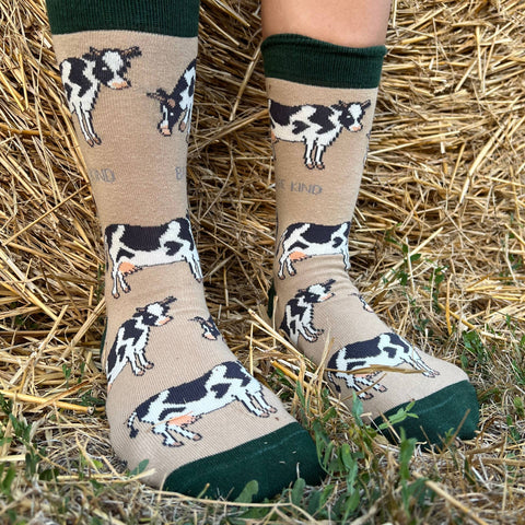 Cow Bamboo Socks - Sprouts of Bristol