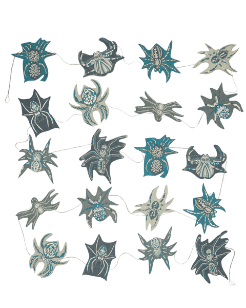 Creeping Spider Sewn Garland - Sprouts of Bristol