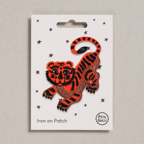 Crouching Tiger Iron on Patch - Sprouts of Bristol