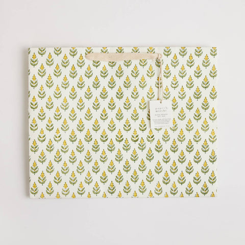 Hand Block Printed Gift Bags - Sunshine - Sprouts of Bristol