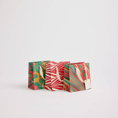 Hand Marbled Gift Bags – Christmas Glitz - Sprouts of Bristol