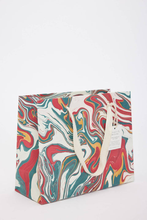 Hand Marbled Gift Bags - Christmas Splendour - Sprouts of Bristol