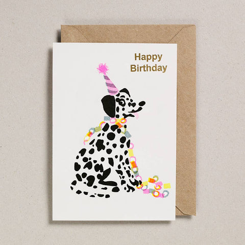 Happy Birthday Dalmatian Confetti Pets Greetings Card - Sprouts of Bristol