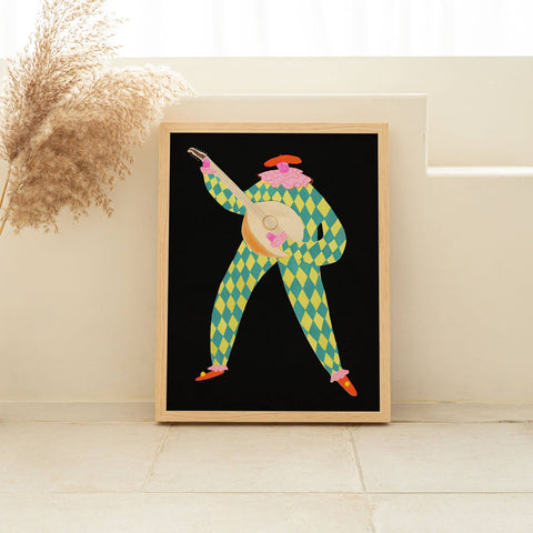Jacques Circus Art Print | Character | Nursery Wall Decor - Sprouts of Bristol