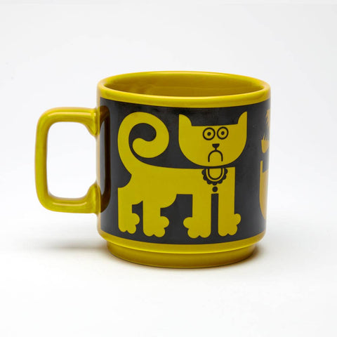Magpie x Hornsea Mug – Cat & Piranha - Sprouts of Bristol