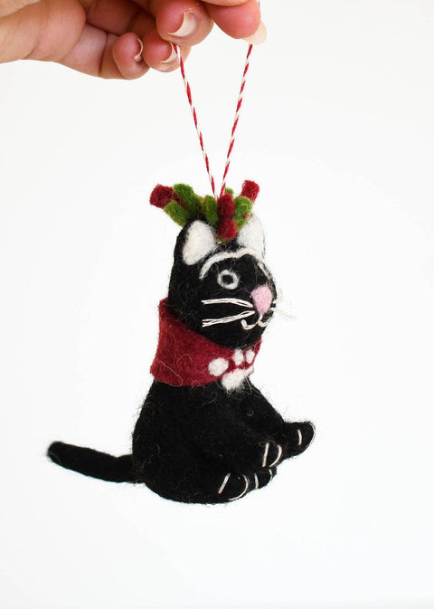 Niaski Frida Catlo Felt Decoration – Handmade Fair Trade - Sprouts of Bristol
