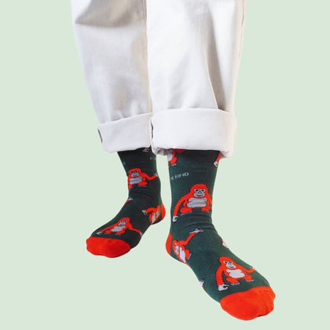Orangutan Bamboo Socks - Sprouts of Bristol