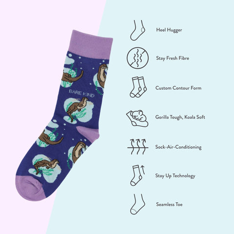 Otter Bamboo Socks - Sprouts of Bristol
