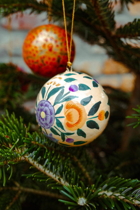 Peach Garden Bauble - Sprouts of Bristol
