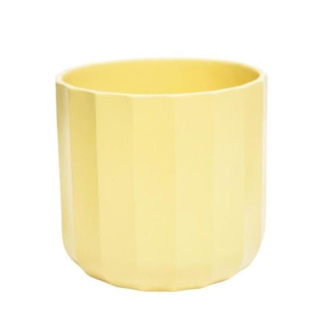 Positano Lemon Yellow Geometric Planter - Sprouts of Bristol