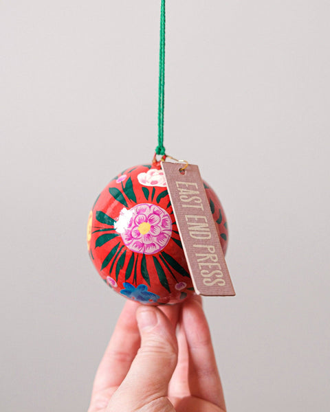 Red Bouquet Bauble - Sprouts of Bristol