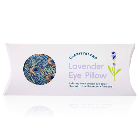Relaxation Eye Pillow Peacock Feathers Pattern - Sprouts of Bristol