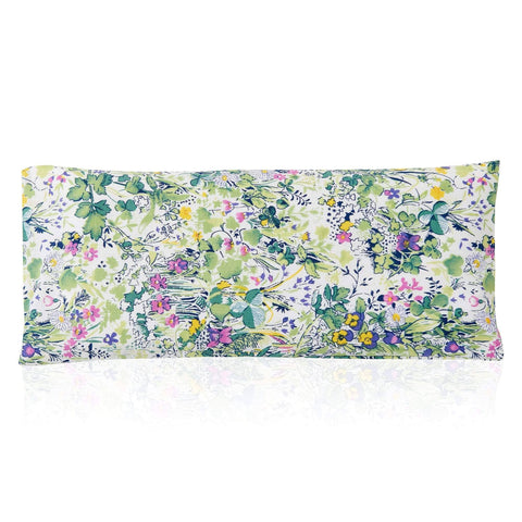 Relaxation Lavender Eye Pillow Green Garden Pattern - Sprouts of Bristol