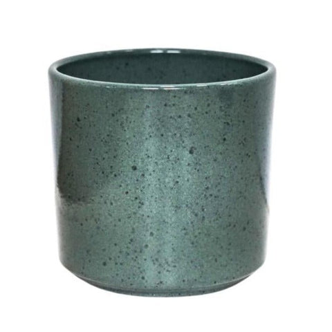 Remi Green Reactive Glaze Pot - Sprouts of Bristol