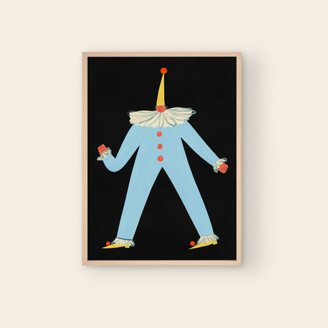 Robin Circus Art Print | Character | Nursery Wall Art - Sprouts of Bristol