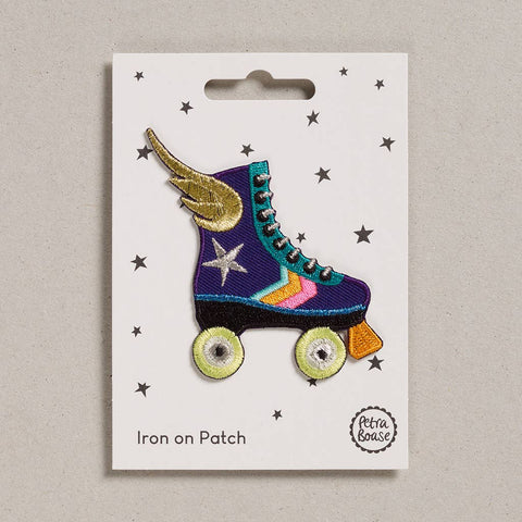 Rollerskate Iron on Patch - Sprouts of Bristol