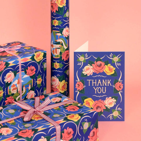 Roses & Castles - Thank You | Thank you card | Gratitude, floral - Sprouts of Bristol