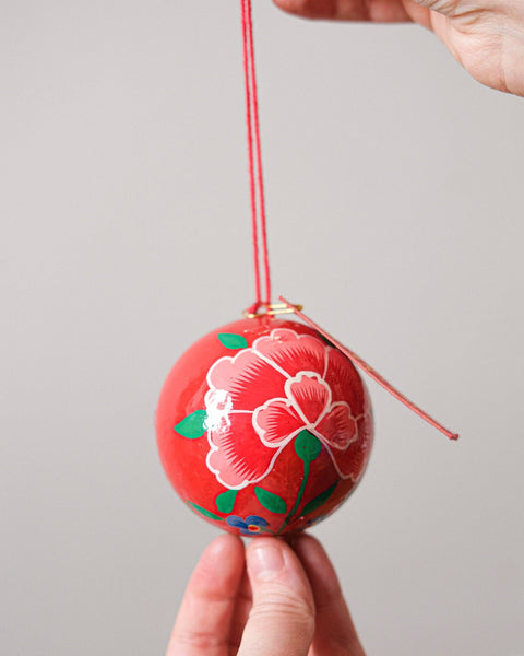 Rosy Red Bauble - Sprouts of Bristol