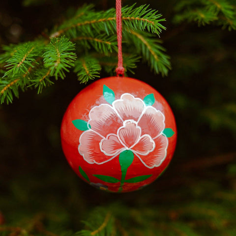 Rosy Red Bauble - Sprouts of Bristol
