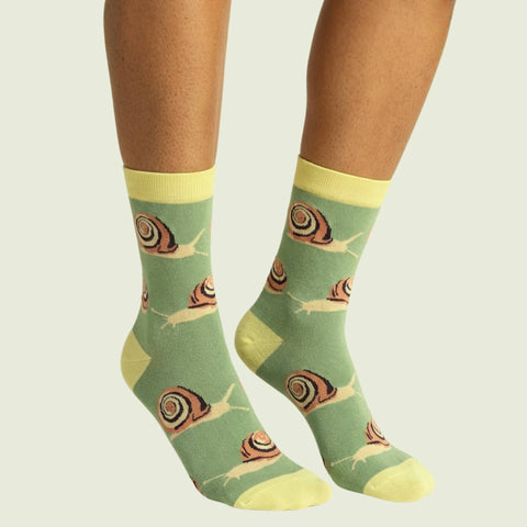 Snail Bamboo Socks - Sprouts of Bristol