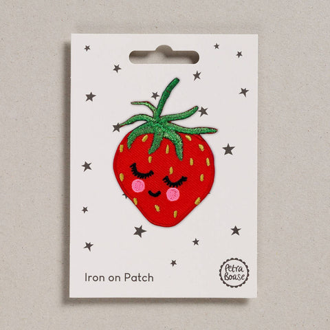 Strawberry Iron on Patch - Sprouts of Bristol