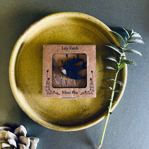 Swallow Mini pin Brooch - Sprouts of Bristol