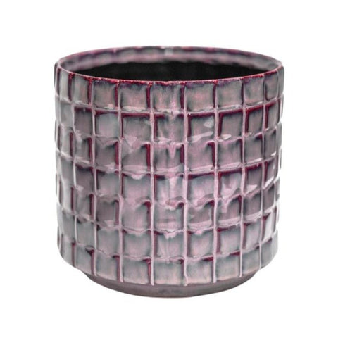 Tarah Textured Blush Pink Glazed Planter - Sprouts of Bristol