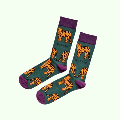 Tiger Bamboo Socks - Sprouts of Bristol