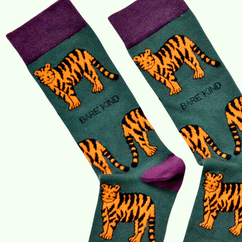 Tiger Bamboo Socks - Sprouts of Bristol