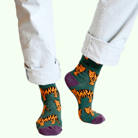Tiger Bamboo Socks - Sprouts of Bristol
