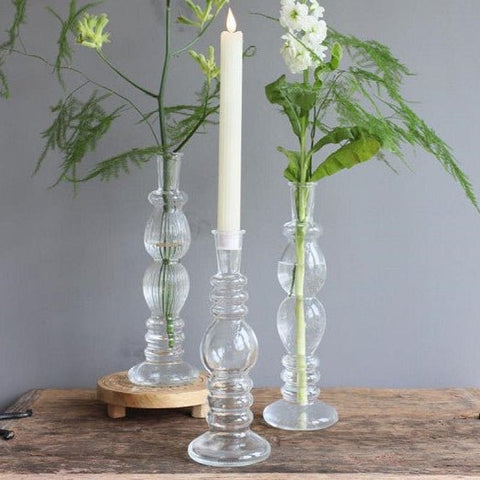 Venice & Florence Glass Candle Holder / Flower Vase - Sprouts of Bristol
