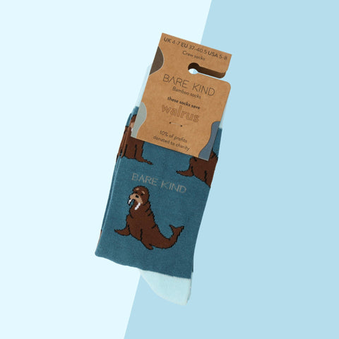 Walrus Bamboo Socks - Sprouts of Bristol