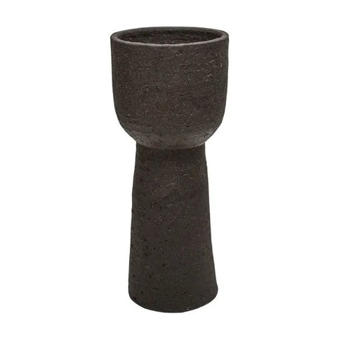 Nico Tall Rustic Planter in Mocha Brown - Sprouts of Bristol