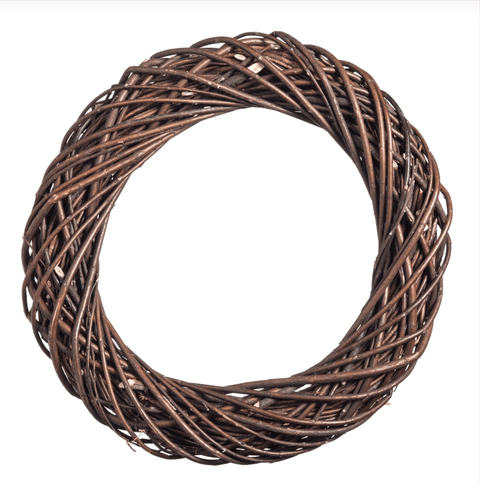Wicker Wreath - Christmas Craft Wreath Florist Festive Decoration - Sprouts of Bristol