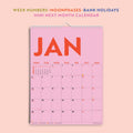 2026 Calendar | Colourburst | A4 - Sprouts of Bristol