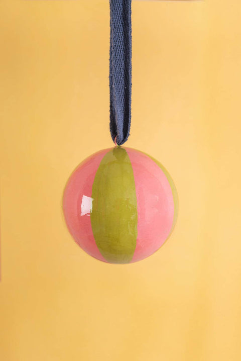 Oasis & Rose Beachball Bauble
