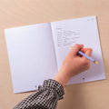A5 Burgundy Check Notebook - Sprouts of Bristol