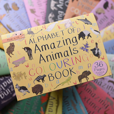 Alphabet of Amazing Animals Colouring Book - Sprouts of Bristol