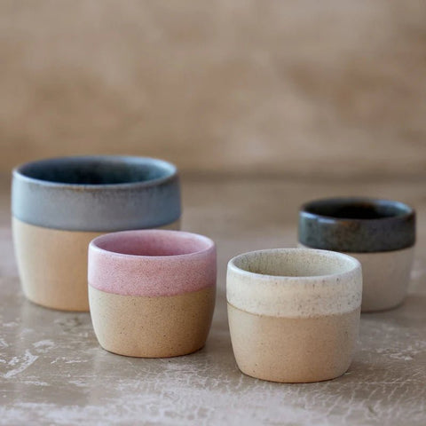 Arenito Plant Pot / Coffee Cup made from Recycled Clay - Sprouts of Bristol