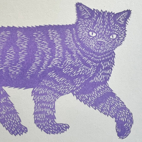 Ass Purr Usual Riso Art Print - Sprouts of Bristol