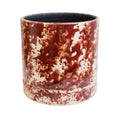 Atlas Reactive Glaze Smudge Planter – Red - Sprouts of Bristol