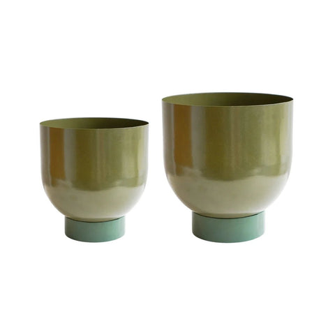 Austin Dual Colour Metal Planters - Sprouts of Bristol