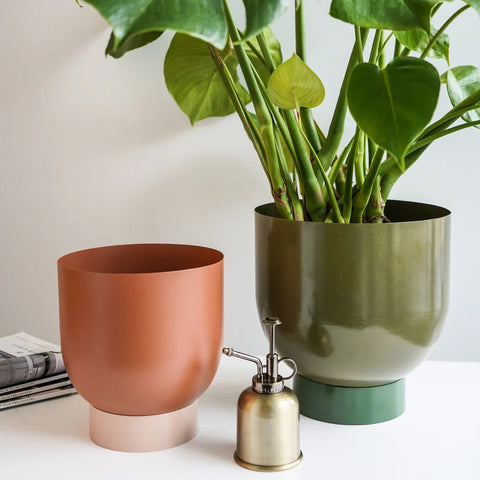 Austin Dual Colour Metal Planters - Sprouts of Bristol